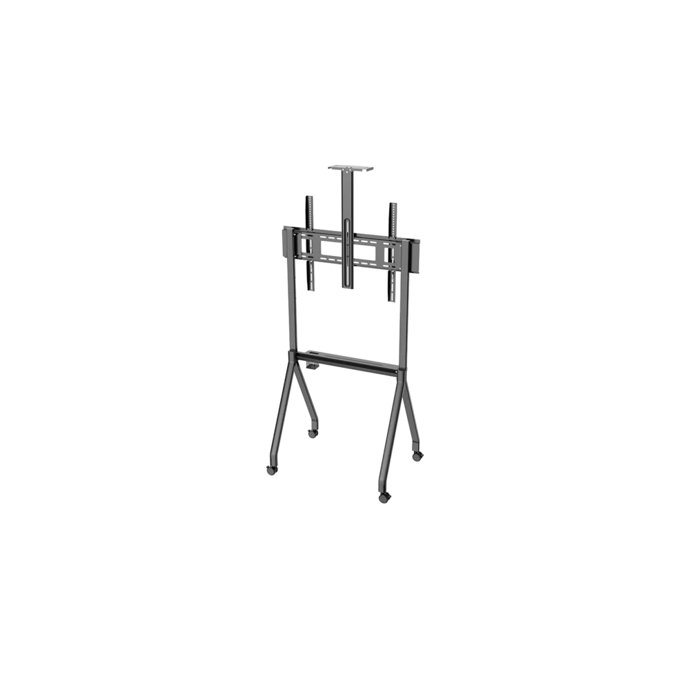 rack con ruedas para pantallas interactivas