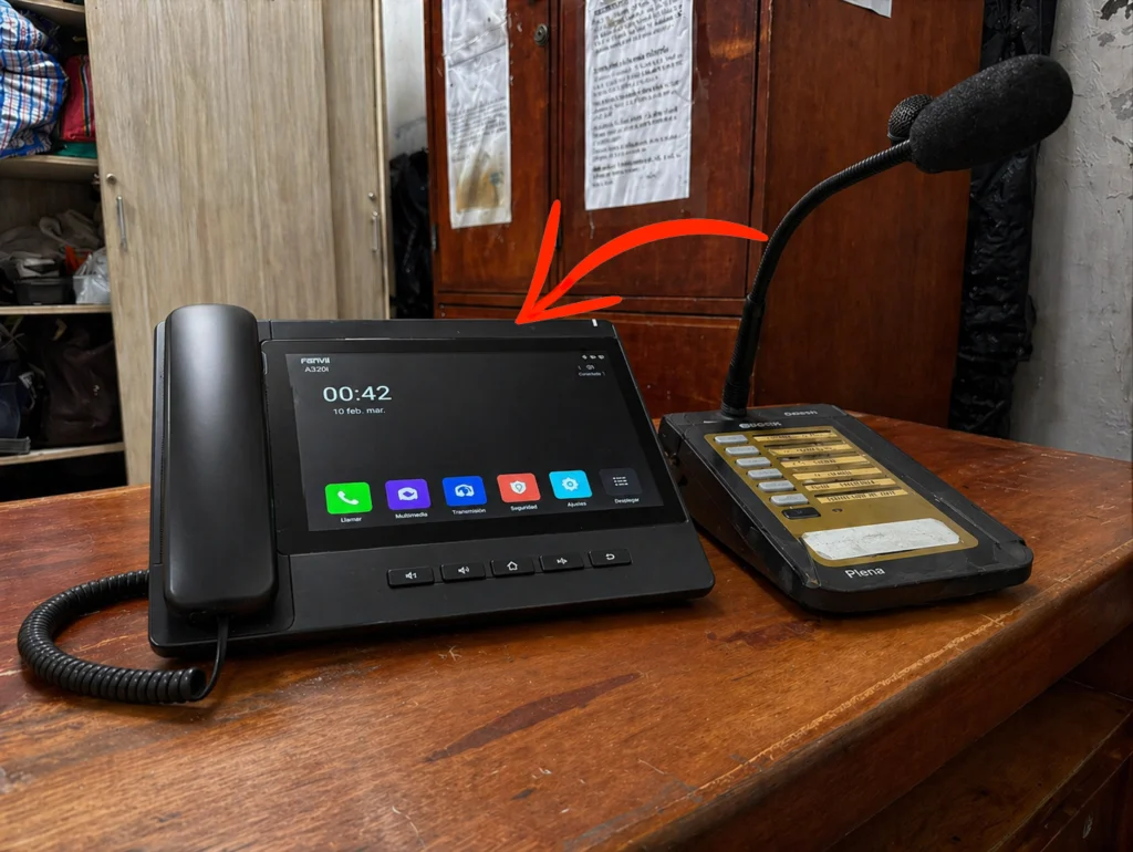 Sistema de perifoneo IP