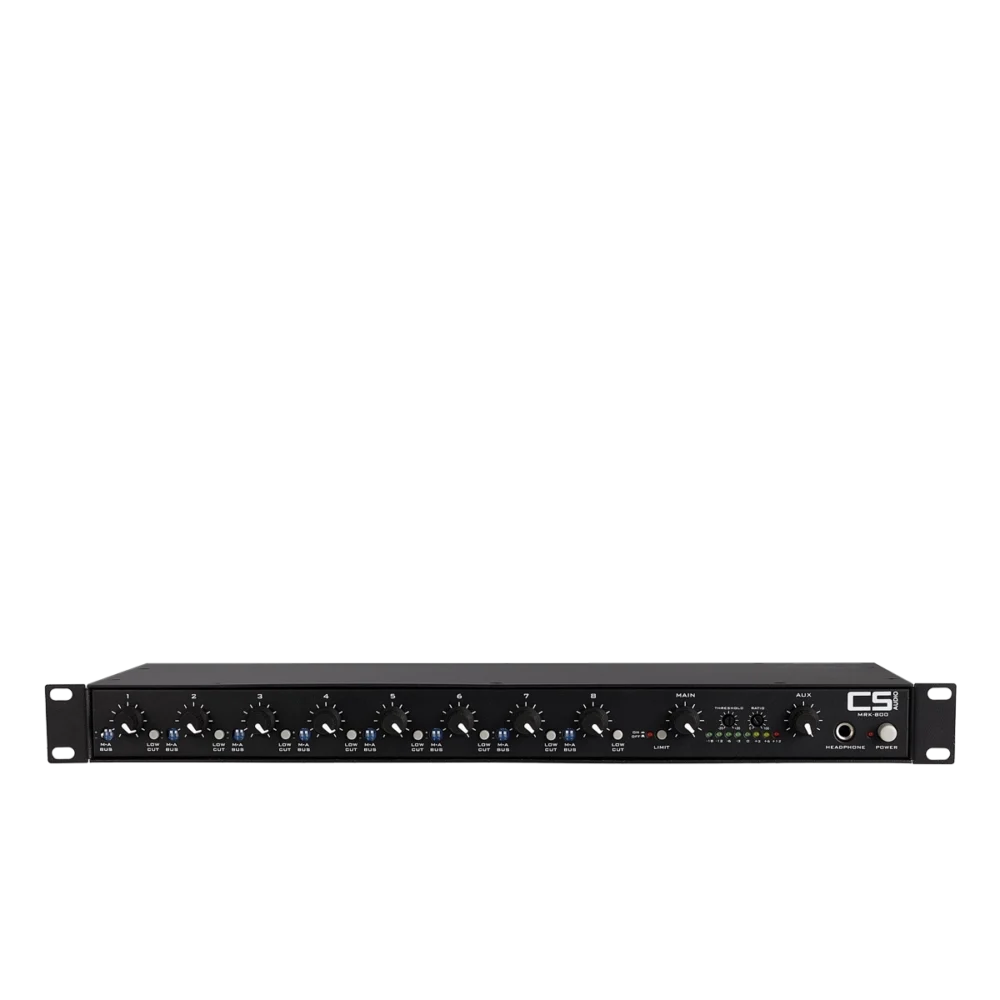Preamplificador - mezclador de 8 canales